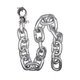 Weight Lifting Chains with Barbell inSPORTline Chainbos Set 2x25kg