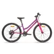 Juniorský dievčenský bicykel Galaxy Ruby 24" - model 2024 - strieborná - fialová