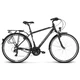 Men’s Trekking Bike Kross Trans 1.0 28” – 2020 - Black-White