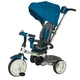 Coccolle Urbio Kinder-Dreirad mit Führungsstange - blau