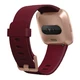 Fitbit Versa Merlot Band/Rose Gold Case kluge Uhr