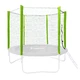Siatka ochronna do trampoliny inSPORTline Froggy PRO 244 cm - Czarny - Zielony
